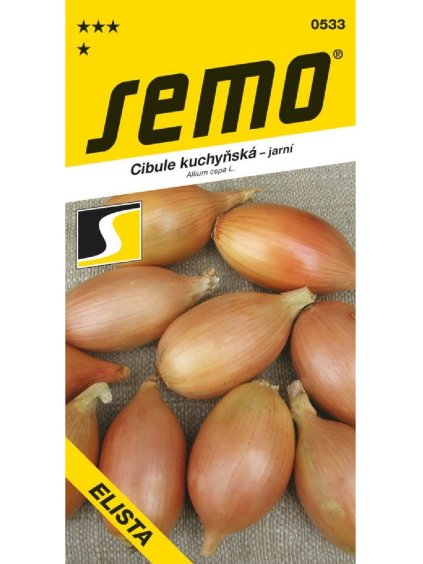 Cibuľa jarná, žltá, šalátová 'Elista' 1,5g semo