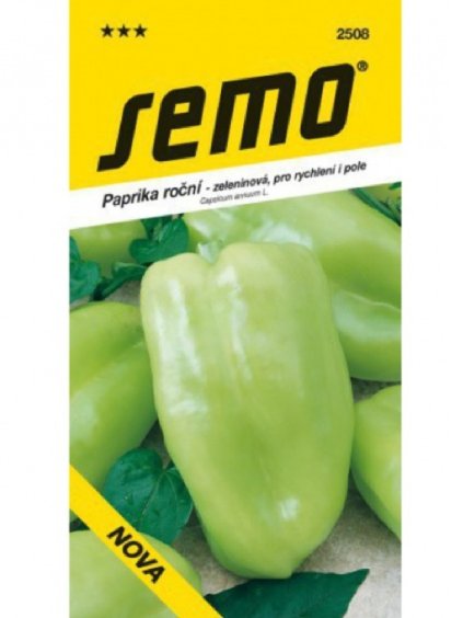 SEMO Paprika zelená, sladká 'Nova' 0,5g