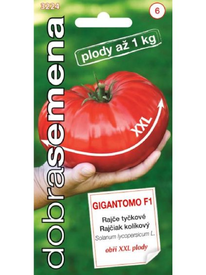 Rajčiny kolíkové 'Gigantomo F1 MAXI' 10 semien, DS