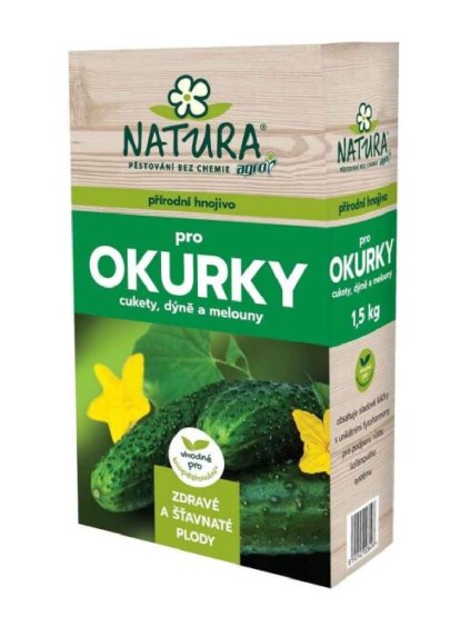 NATURA Prírodné hnojivo na uhorky, tekvice a melóny 1,5 kg