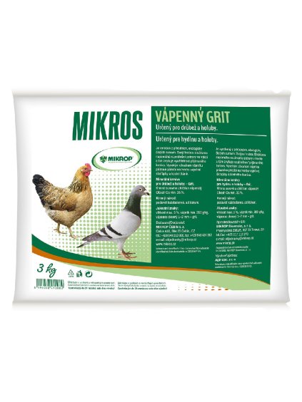 MIKROS Vápenný grit 3kg