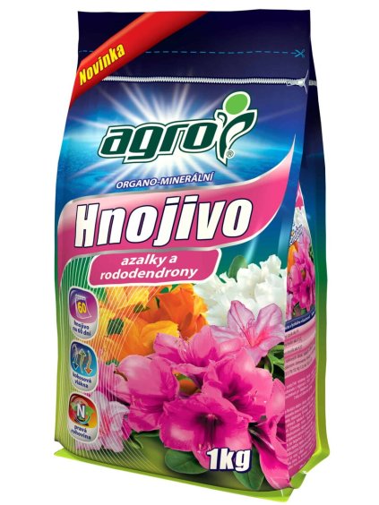 agro organicko mineralne hnojivo na azalky a rododendrony 1 kg