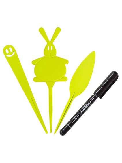 Menovka zapichovacia + liehový fix Mix zelené