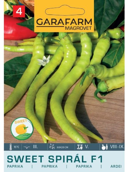 Paprika sladká 'Sweet Spirál F1' 0,2g garafarm
