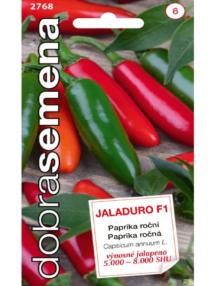 Paprika jalapeno 'Jaladuro F1' 10 semien