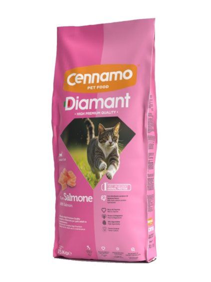 DIAMANT Granule pre mačky s lososom 2kg