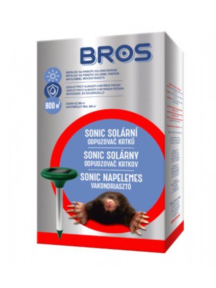 BROS Solárny odpudzovač krtkov Sonic