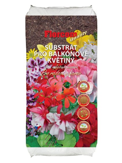 FLORCOM Substrát pre balkónové kvety 20l