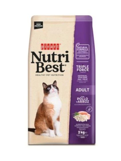 NUTRIBEST Chicken & Rice Pre dospelé mačky 2kg