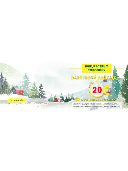 Darcekova poukazka vianocna 20