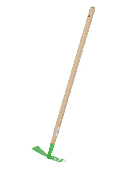 ROSTETO Detská okopávačka 3 hroty, kovová s násadou 76 cm