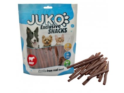 0026091 juko snacks beef stick 250 g