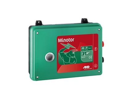 Elektrický ohradník síťový MINOTOR - optická kontrola ohrady a uzemnění (určen pro skot, ovce, koně, divokou zvěř)