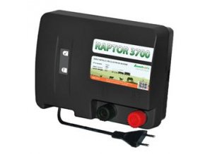 Elektrický ohradník RAPTOR 3700 - optická kontrola napětí a uzemnění (určen pro koně a psy)