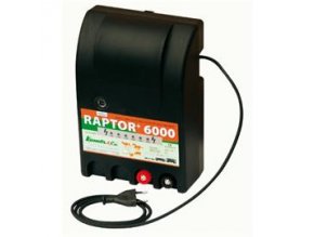 Elektrický ohradník RAPTOR+ 6000 - optická kontrola napětí 1-6 kV (určen pro skot, ovce, koně, divokou zvěř)