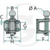 KULOVÁ SPOJKA K50 2 otvorová příruba s CE-schválenímZatížení: 120 kgD-Hodnota: 10,3 kN