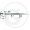 GRANIT HROT Délka (mm): 1100 s kónickou maticí