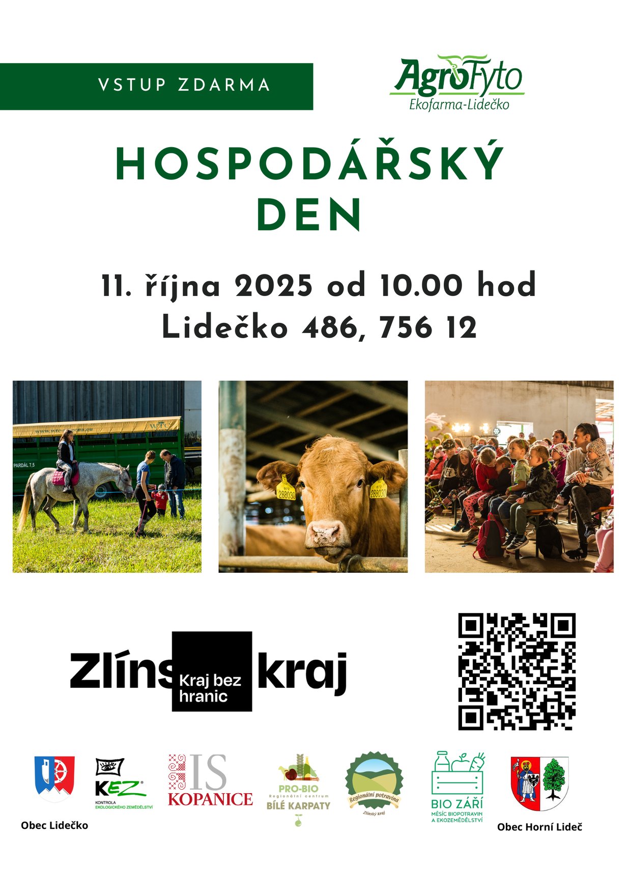 Hospodářský den a exkurze na ekofarmě