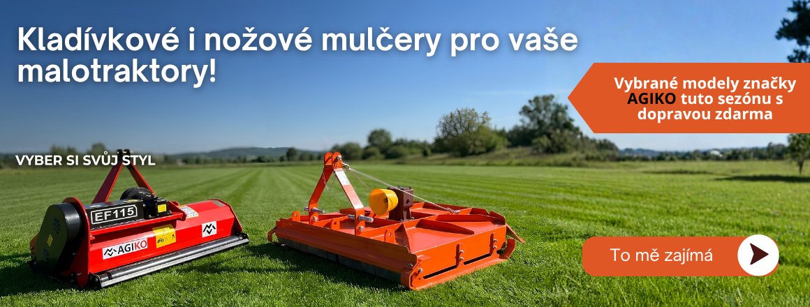 Mulčovače za malotraktory