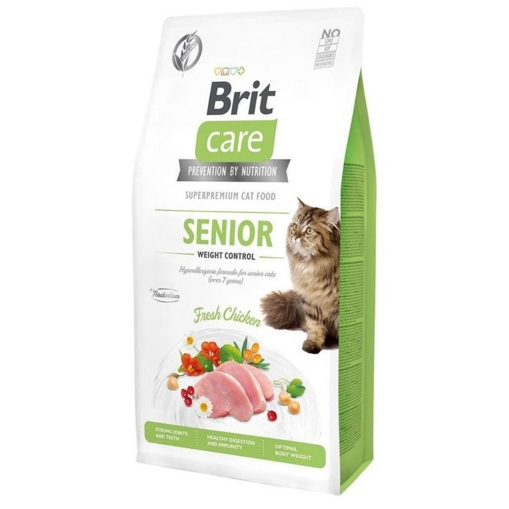 Kompletní krmivo Brit Care Senior pro starší kočky 0,4kg | Agroman