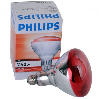 Philips infračervená tepelná žárovka 100/ 150/ 175/ 250 W