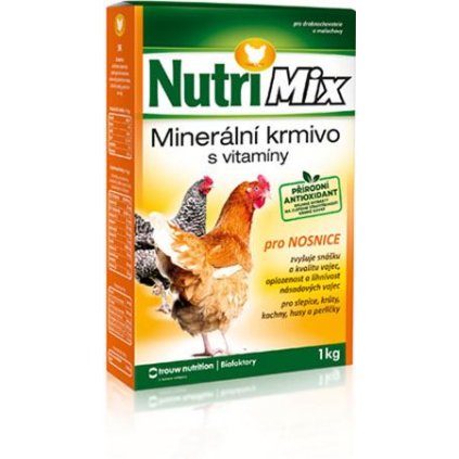 nutrimix pro nosnice vitaminy pro slepice kruty kachny husy perlicky 1 kg