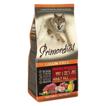 Primordial Dog Adult Buffalo & Mackerel 2 kg
