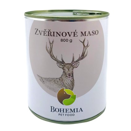 BOHEMIA Zvěřinové maso ve vlastní šťávě 800 g