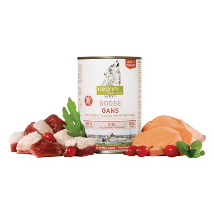 ISEGRIM Adult Prairie: Husa s batáty, šípkem a bylinkami 400 g