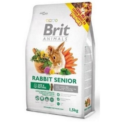 Brit animals králík senior complete 1,5 kg