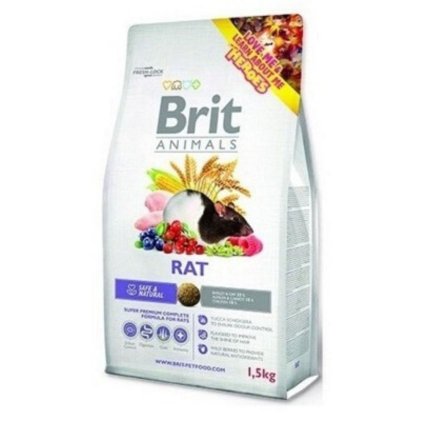 Brit animals potkan adult complete 1,5 kg