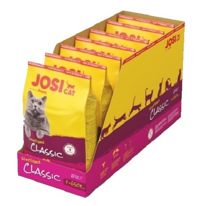 JosiCat 4,55kg Sterilised Classic 7x650g