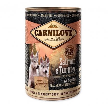 Carnilove wild meat puppy salmon+turkey 400 g