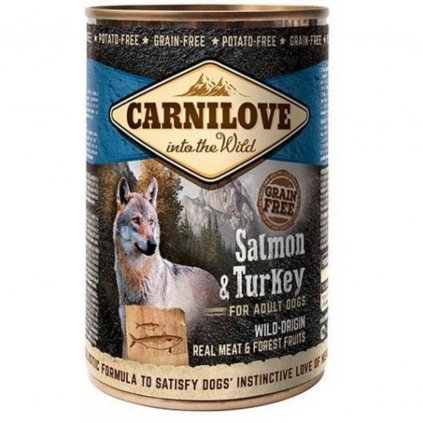 Carnilove wild meat adult salmon+turkey 400 g