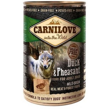 Carnilove wild meat adult duck+pheasant 400 g