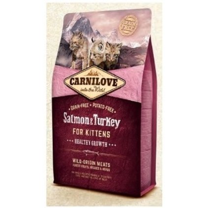 Carnilove Kitten Salmon+Turkey cats 6 kg