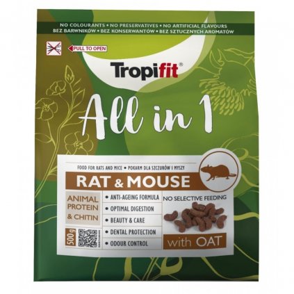 Tropifit 500g All In 1 Rat & Mouse