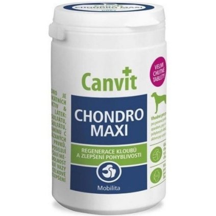 Canvit Chondro Maxi pro psy 230g new ochucené tablety AKCE