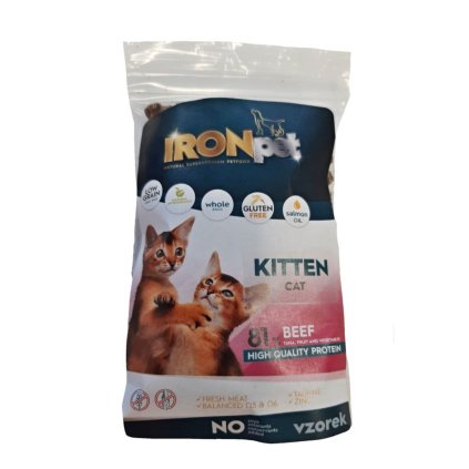 0029545 vzorek ironpet cat kitten beef hovezi 70 g 1170