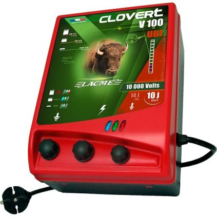 Ohradníkový síťový zdroj CLOVERT V100, 10 J 230 V s automatickou regulací výkonu