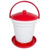 Červená automaciká kbelíková napáječka 18 l
