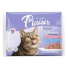 Plaisir cat 85g x 4ks steriliz. kapsička/2x losos +2x pstruh