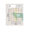 Síť pro elektrický ohradník pro ovce KERBL 27901 90 cm x 50 m / 2 hroty, oranžová