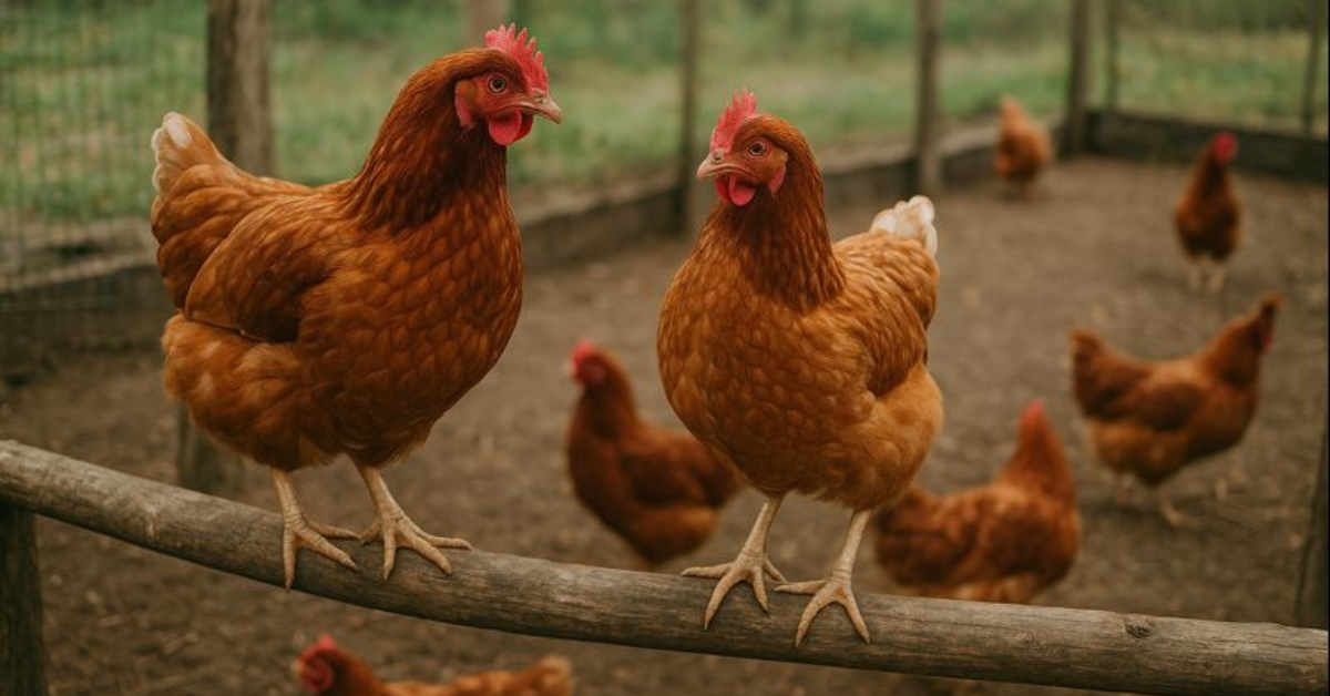 Slepačie bidlo: základ spokojného kŕdľa