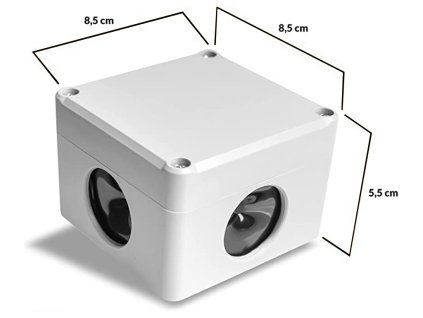 Priestorový, vodotesný, ultrazvukový plašič na kuny, myši a potkany DRAGON ULTRASONIC C360 SMART p1