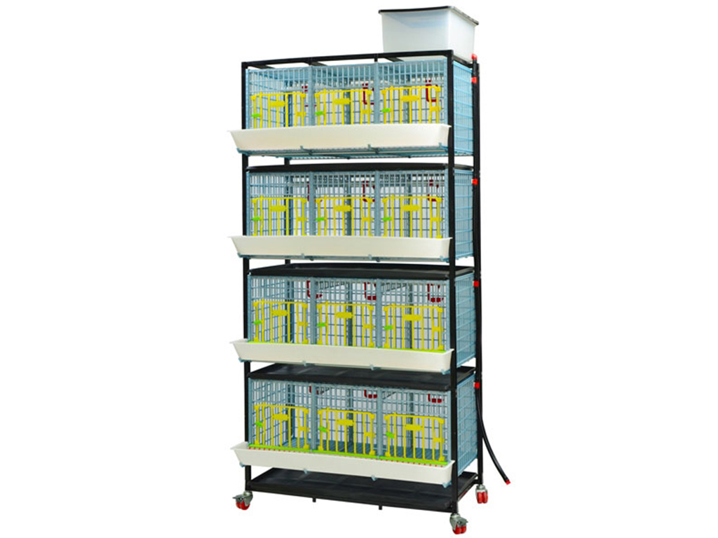 CIMUKA GL40-03-4K - Klietka pre odchov hydiny 98x60x220 cm