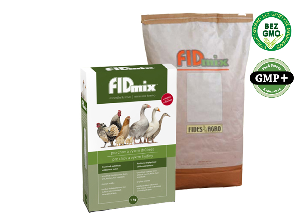 FIDMIX pre odchov a chov hydiny 10 kg vrece