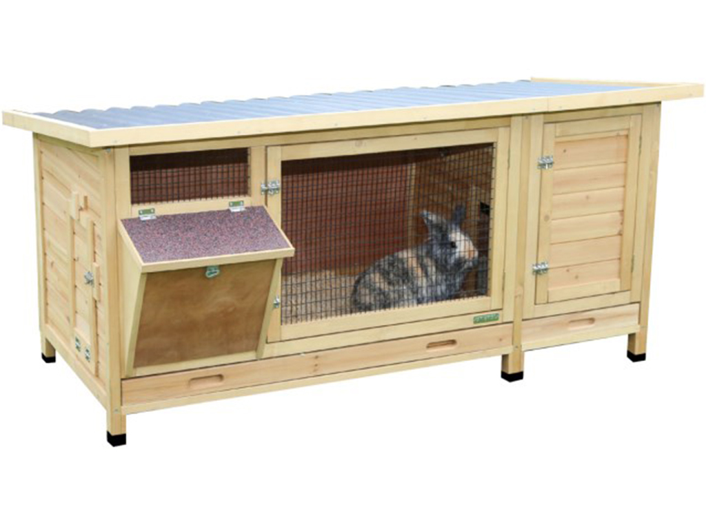 KERBL Králikáreň Hutch XXL Vario koterec pre králiky 155 x 76 x 80 cm