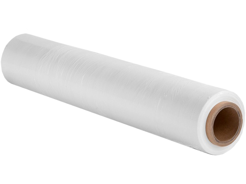 BG Ručná stretch fólia 0,5m/160m biela, 2,3kg, 23µm