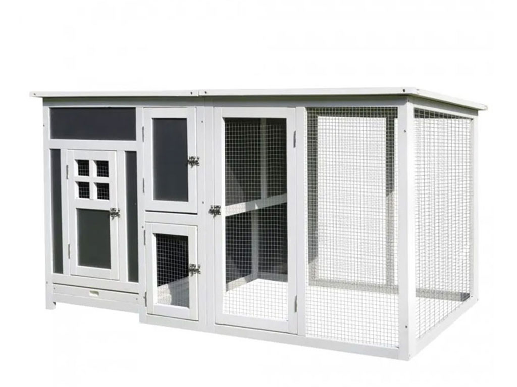 PAWHUT D51-104 Kurín pre sliepky 160x80x75cm